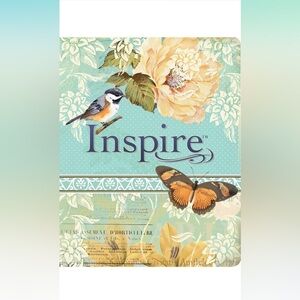 Inspire Floral Notebook - Green and Yellow
